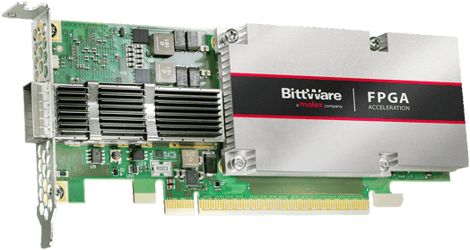 The BittWare IA-420 with an Intel Agilex FPGA hosts a reference port of EdgeCortix DNA IP for edge AI developers