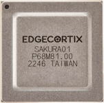 Package photo of the EdgeCortix SAKURA-I Edge AI Co-Processor