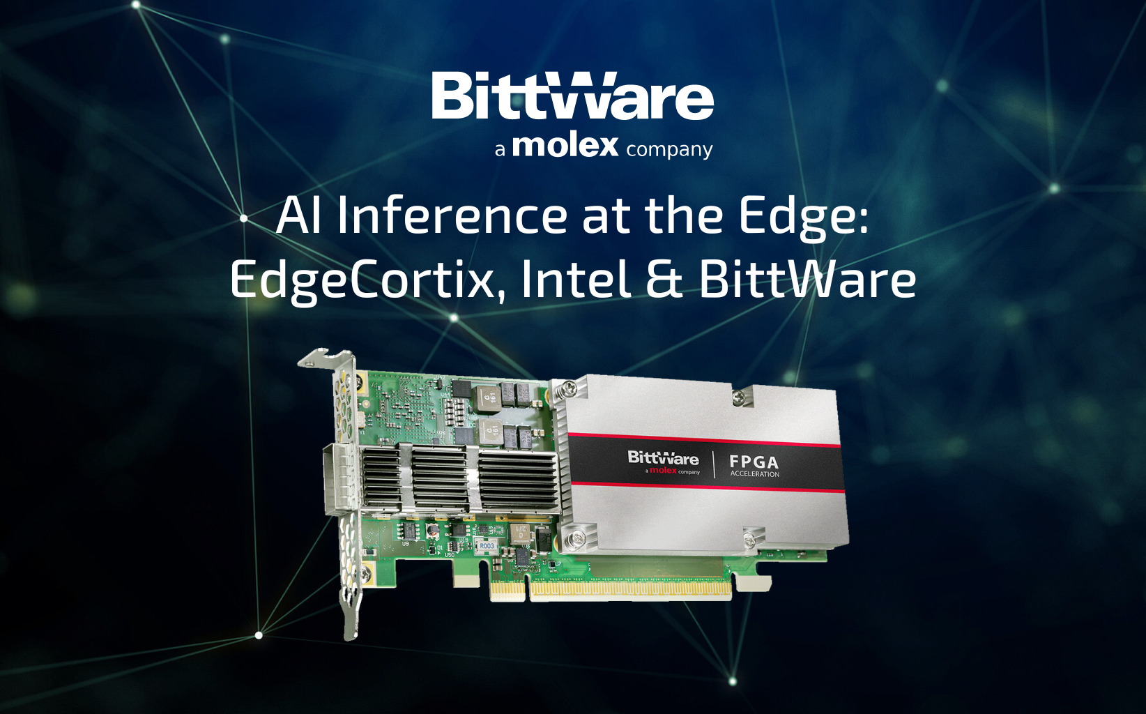 IA-420f PCIe Accelerator with Intel Agilex FPGA - BittWare
